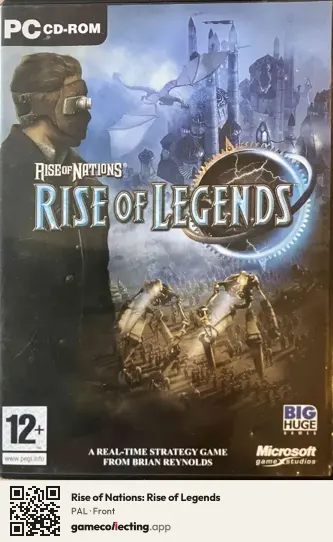 Rise of Nations: Rise of Legends Computer, PAL box front