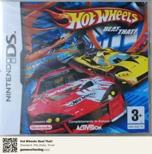 Hot Wheels: Beat That! Nintendo DS, Italy box front