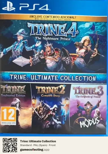 Trine: Ultimate Collection PlayStation 4, Spain box front