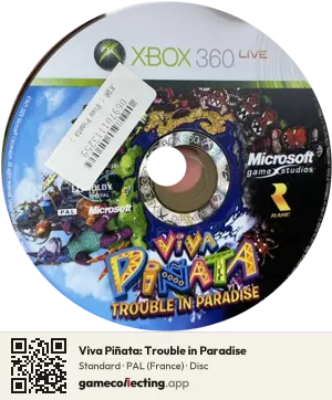 Viva Piñata: Trouble in Paradise Xbox 360, PAL disc