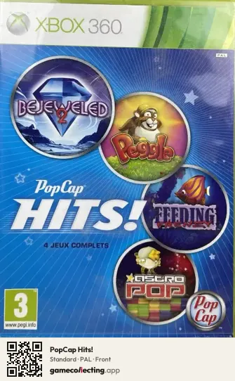 PopCap Hits! Xbox 360, PAL box front