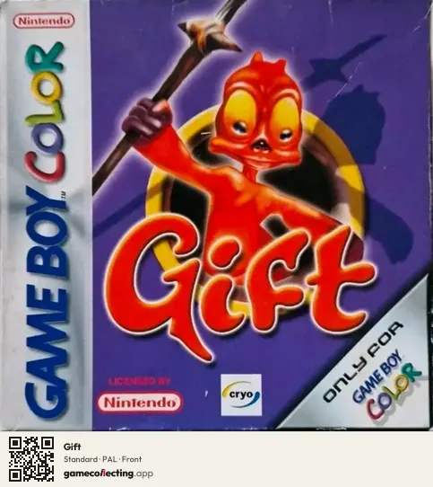 Gift Game Boy Color, PAL box front