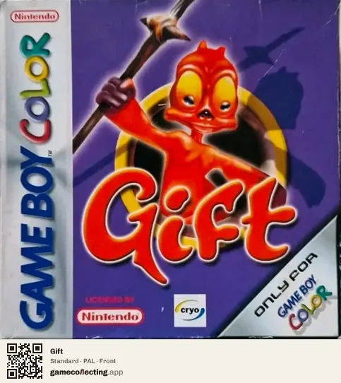 Gift Game Boy Color, PAL box front