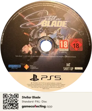 Stellar Blade PlayStation 5, PAL disc