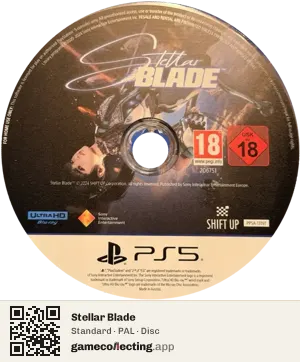 Stellar Blade PlayStation 5, PAL disc