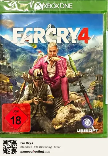 Far Cry 4 Xbox One, Germany box front