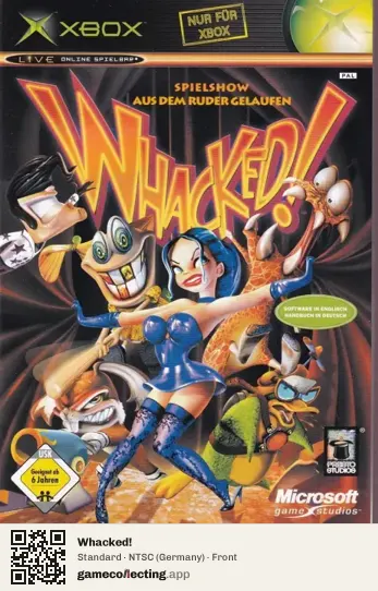 Whacked! Xbox, Germany box front