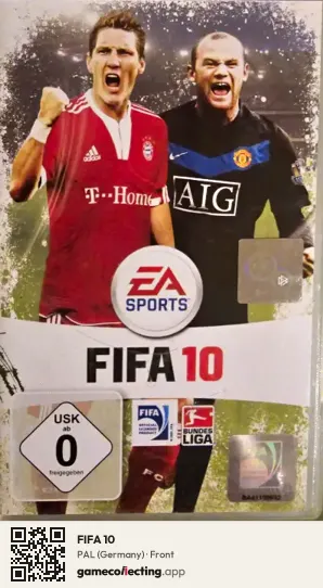 FIFA 10 PlayStation Portable, Germany box front