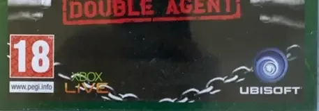Tom Clancy's Splinter Cell: Double Agent, the PEGI square on its front