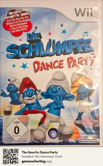 The Smurfs: Dance Party Nintendo Wii, Germany box front