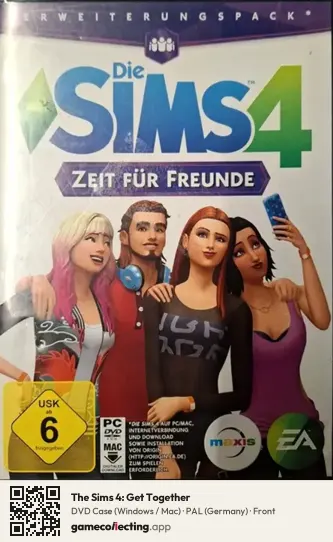 The Sims 4: Get Together Computer, Germany box front