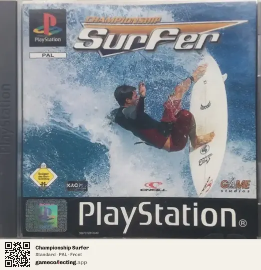 Championship Surfer PlayStation, PAL box front