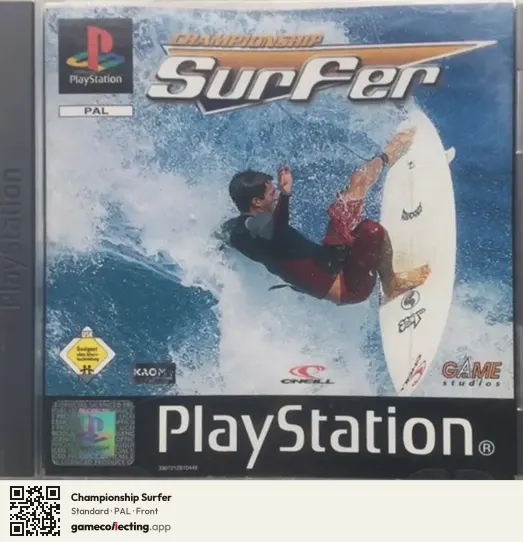 Championship Surfer PlayStation, PAL box front