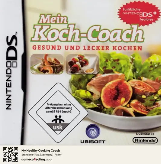 My Healthy Cooking Coach Nintendo DS, Germany box front