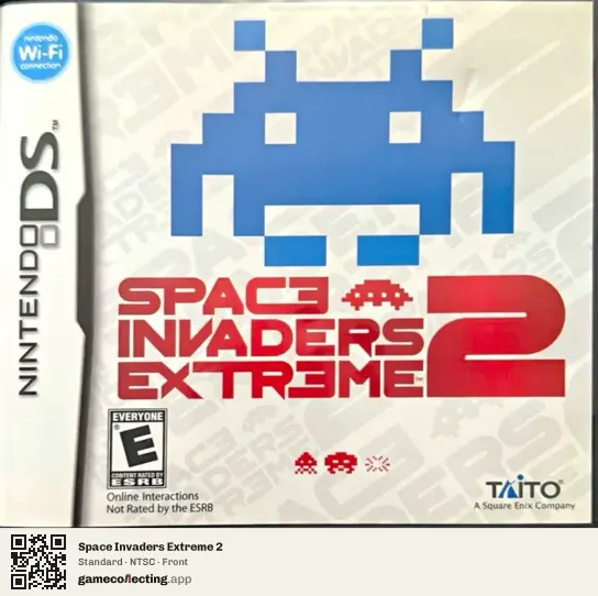 Space Invaders Extreme 2 Nintendo DS, NTSC box front