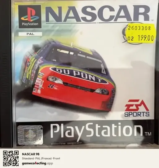 NASCAR 98 PlayStation, France box front