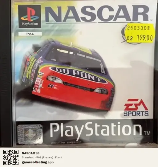 NASCAR 98 PlayStation, France box front