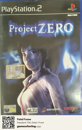 Fatal Frame PlayStation 2, Italy box front