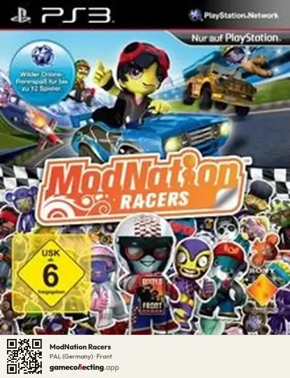 ModNation Racers PlayStation 3, Germany box front