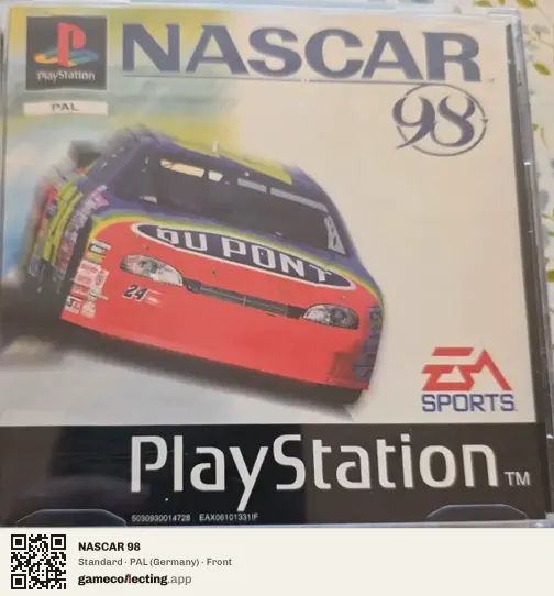 NASCAR 98 PlayStation, Germany box front