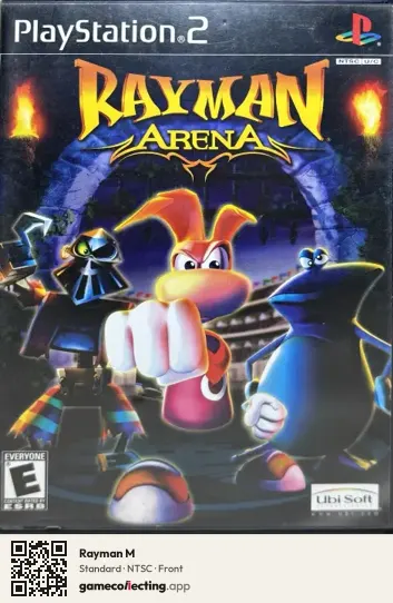 Rayman M PlayStation 2, NTSC box front