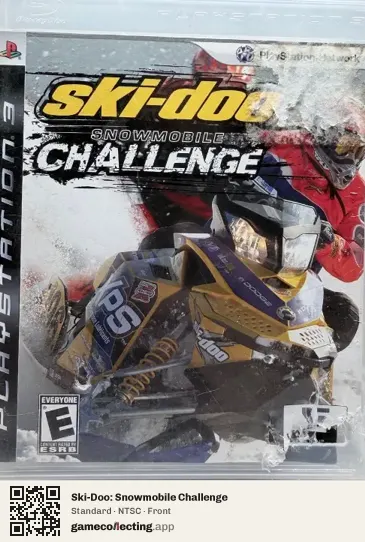 Ski-Doo: Snowmobile Challenge PlayStation 3, NTSC box front