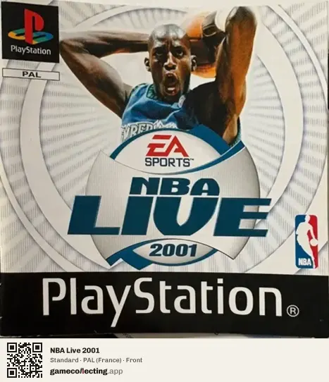 NBA Live 2001 PlayStation, France box front