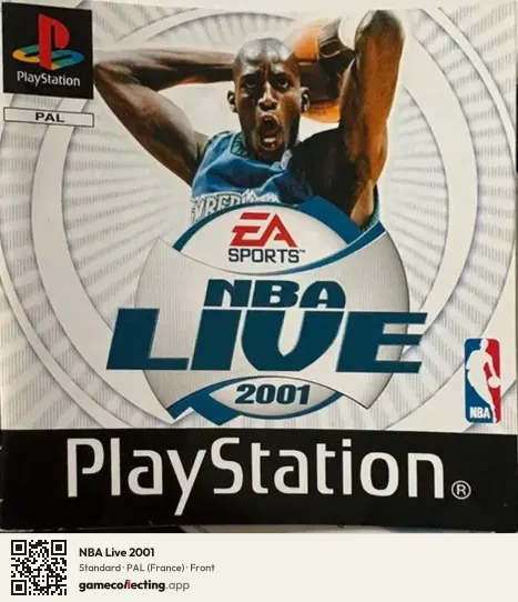 NBA Live 2001 PlayStation, France box front