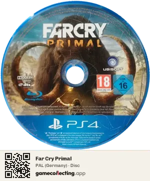 Far Cry Primal PlayStation 4, PAL disc