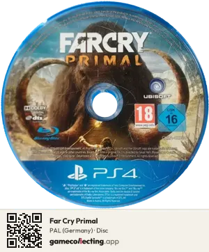 Far Cry Primal PlayStation 4, PAL disc