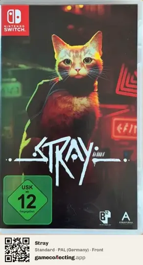 Stray Nintendo Switch, Germany box front