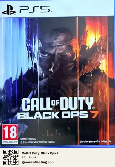 Call of Duty: Black Ops 7 PlayStation 5, PAL box front