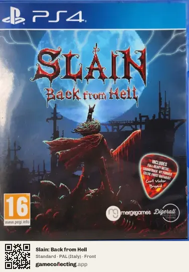Slain: Back from Hell PlayStation 4, Italy box front