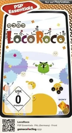 LocoRoco PlayStation Portable, Germany box front