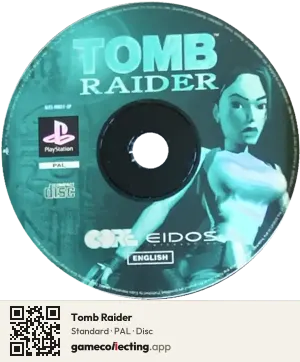 Tomb Raider PlayStation, PAL disc