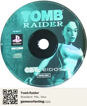 Tomb Raider PlayStation, PAL disc