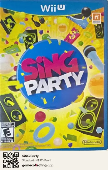 SiNG Party Nintendo Wii U, NTSC box front