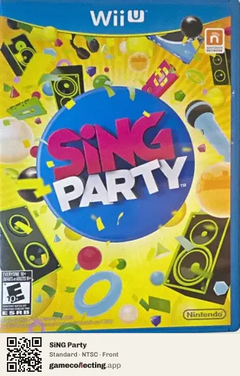 SiNG Party Nintendo Wii U, NTSC box front