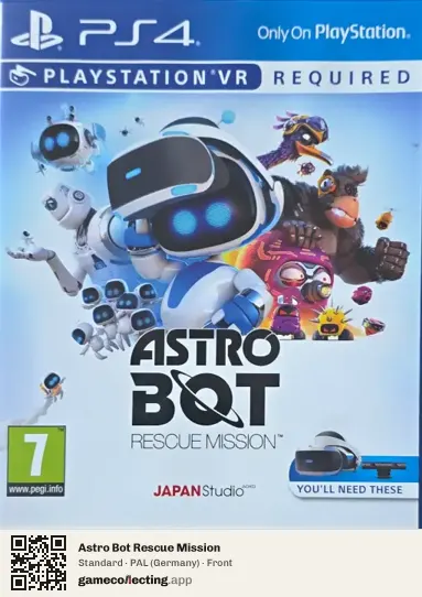 Astro Bot Rescue Mission PlayStation 4, Germany box front