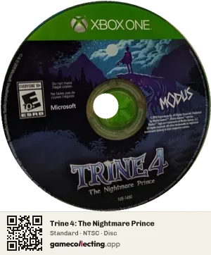 Trine 4: The Nightmare Prince Xbox One, NTSC disc