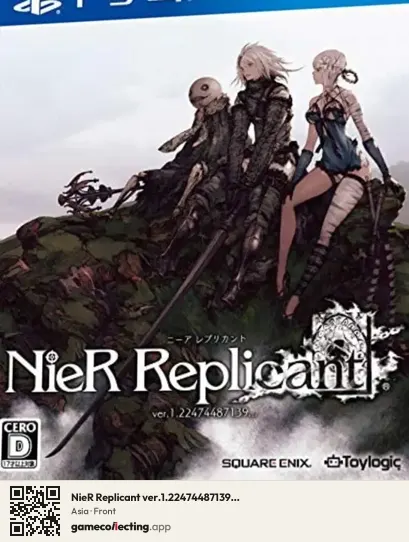 NieR Replicant ver.1.22474487139... PlayStation 4, Asia box front