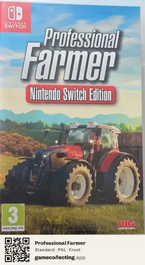 Professional Farmer Nintendo Switch, PAL box front