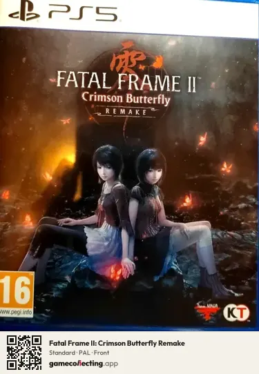 Fatal Frame II: Crimson Butterfly Remake PlayStation 5, PAL box front