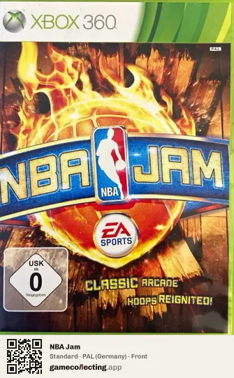NBA Jam Xbox 360, Germany box front