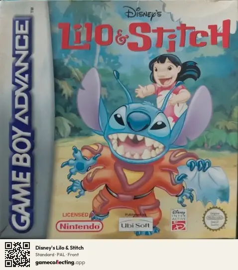 Disney's Lilo & Stitch Game Boy Advance, PAL box front