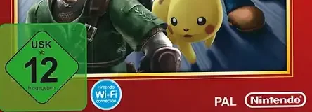 Super Smash Bros. Brawl, the USK square on its front