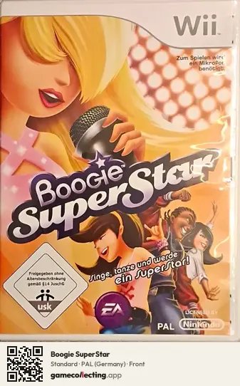 Boogie SuperStar Nintendo Wii, Germany box front