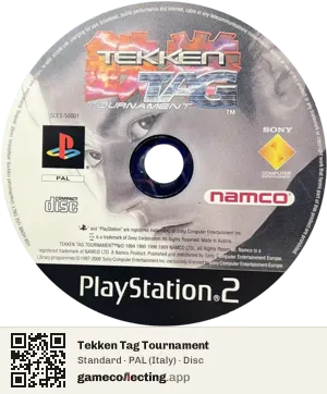 Tekken Tag Tournament PlayStation 2, PAL disc