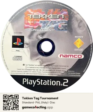 Tekken Tag Tournament PlayStation 2, PAL disc