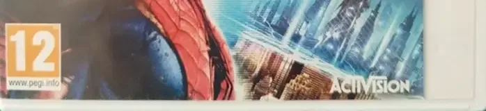 Spider-Man: Edge of Time, the USK square on its front